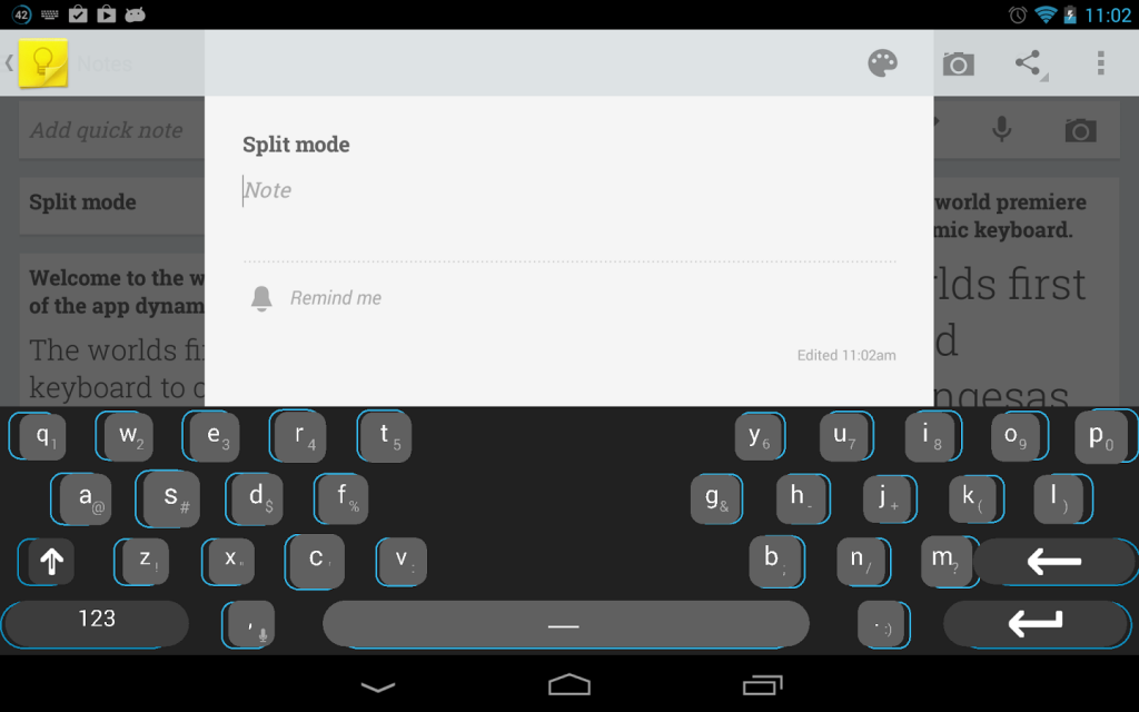 Dinamic Keyboard Pro Tab