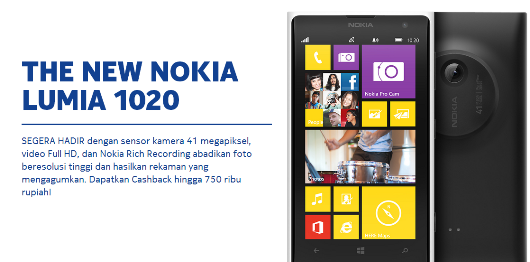 Nokia Lumia 1020 promo