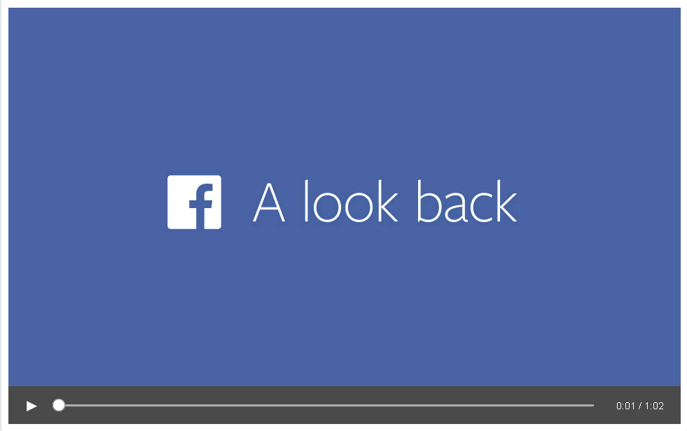 Facebook A Look Back