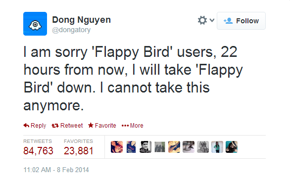 flappy bird dihapus