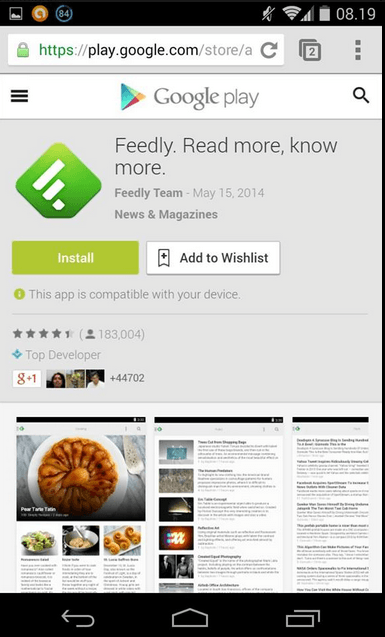 Google Play Store Mobile 2
