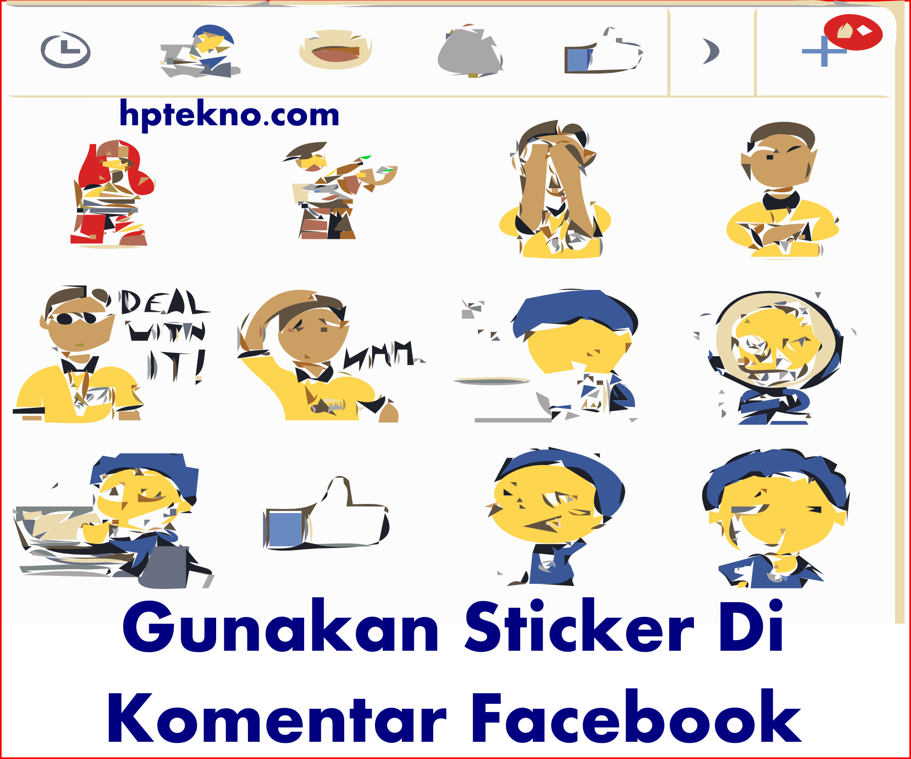 Tutorial Cara Menggunakan Sticker Di Komentar Facebook