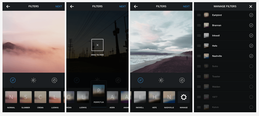 filter instagram