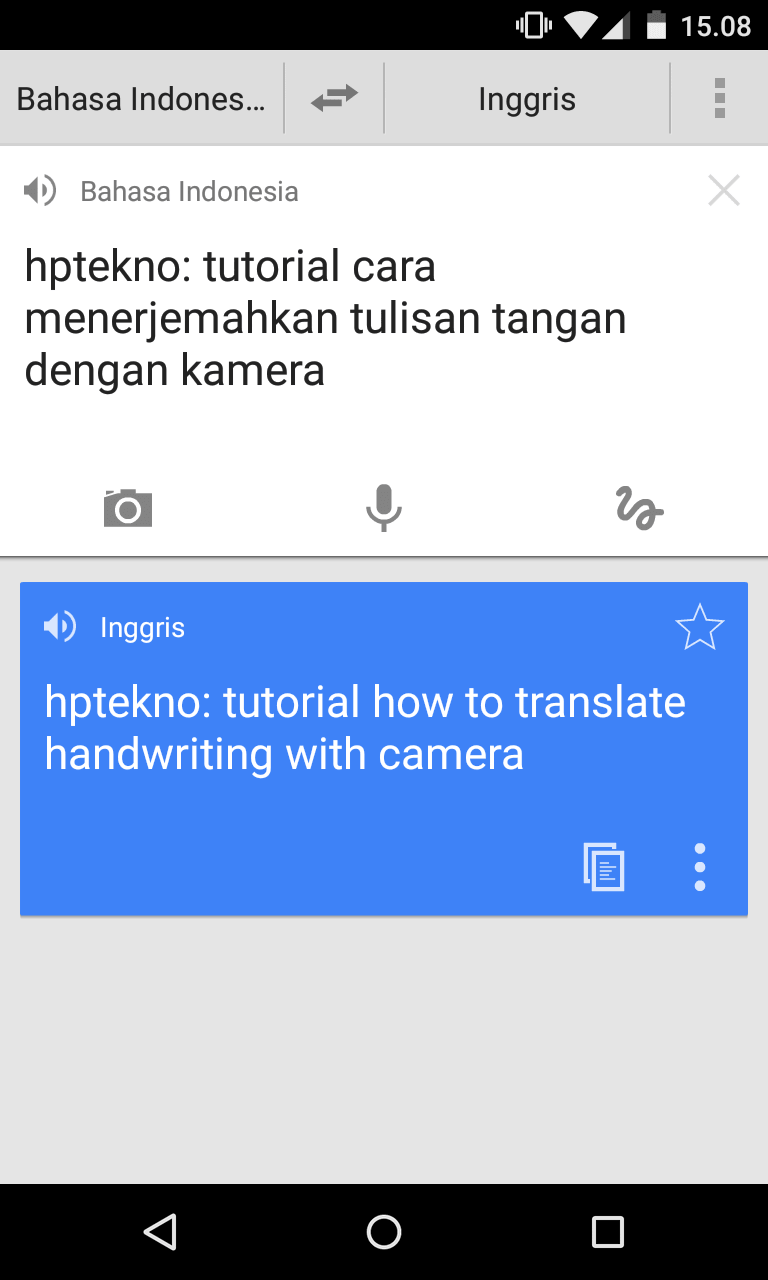 Google translate kamera