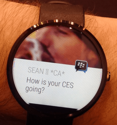 bbm android wear