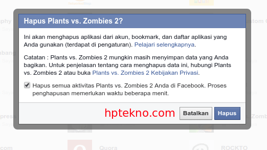 hapus game facebook 2