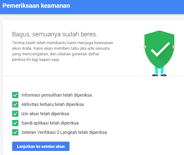google security check up