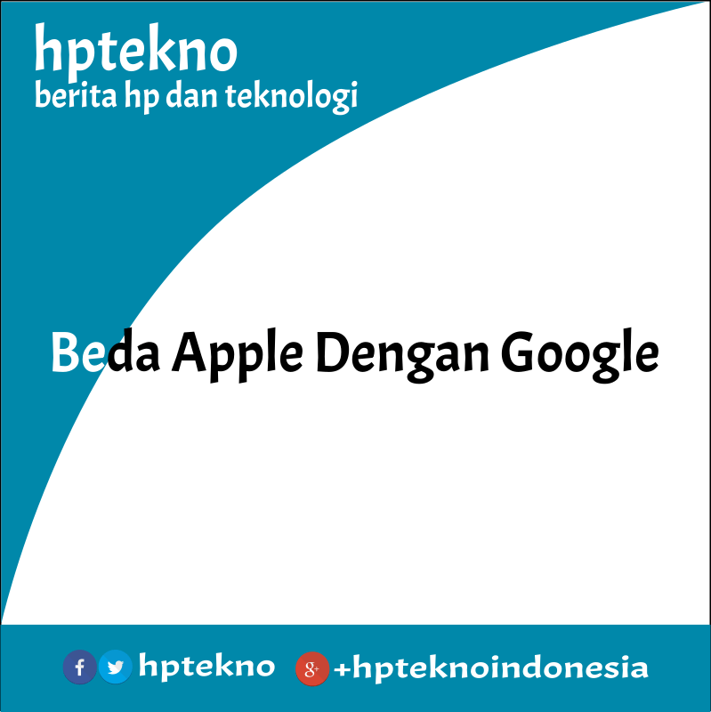 beda apple google