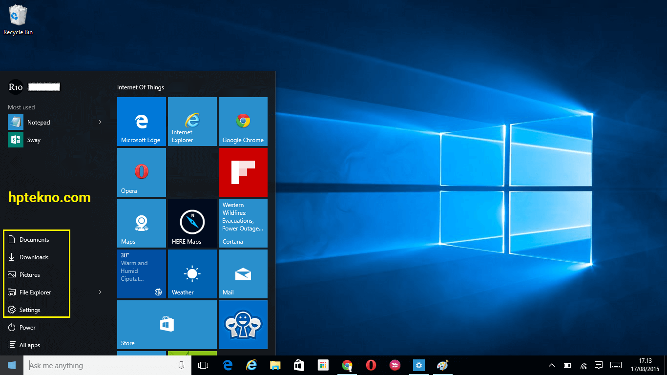 folder windows 10 start menu b