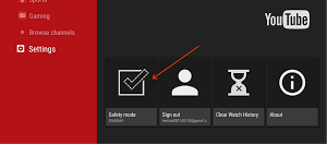 Restricted Mode YouTube Android TV